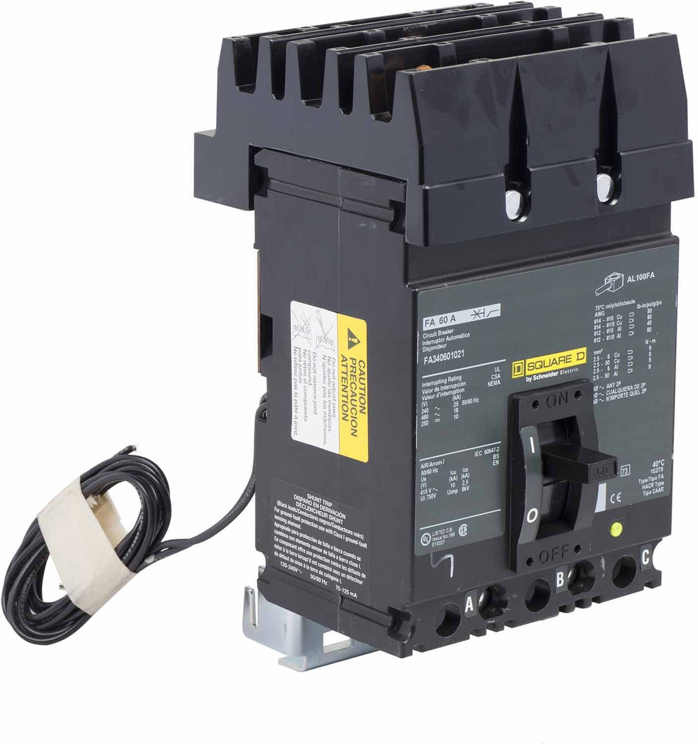 FA340601021 - Square D - Molded Case Circuit Breakers