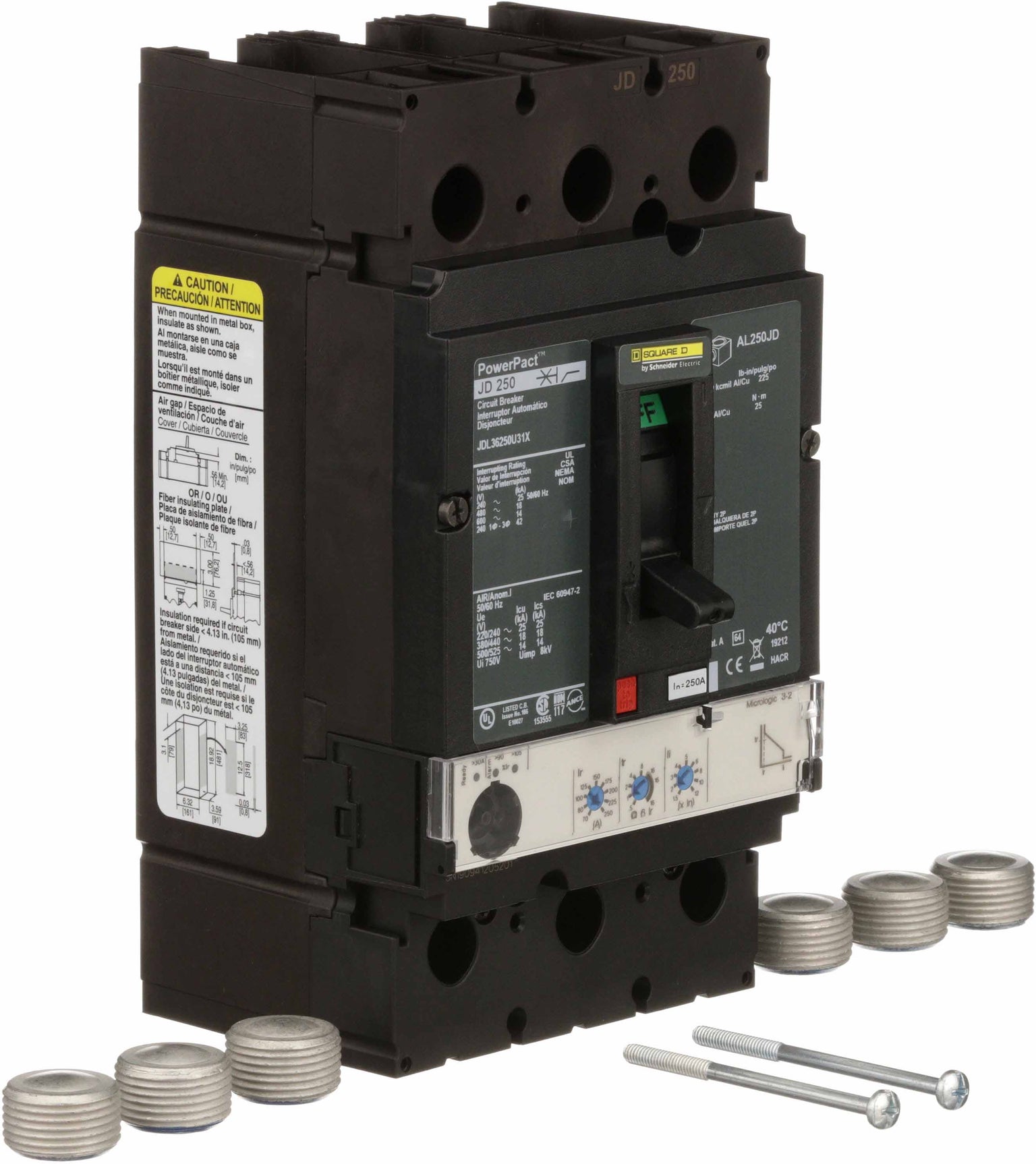 JDL36250U31X - Square D - Molded Case Circuit Breakers