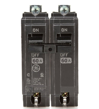 THQB2160 - GE 60 Amp Double Pole Bolt-On Circuit Breaker