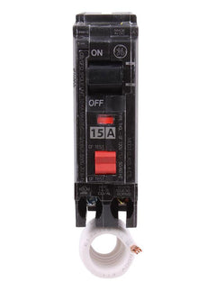 THQL1115GFT - GE 15 Amp Single Pole GFCI Circuit Breaker