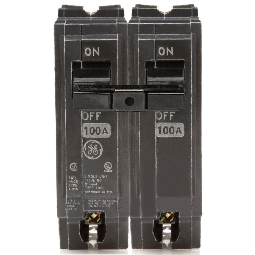 THQL21100 - GE 100 Amp Double Pole Circuit Breaker