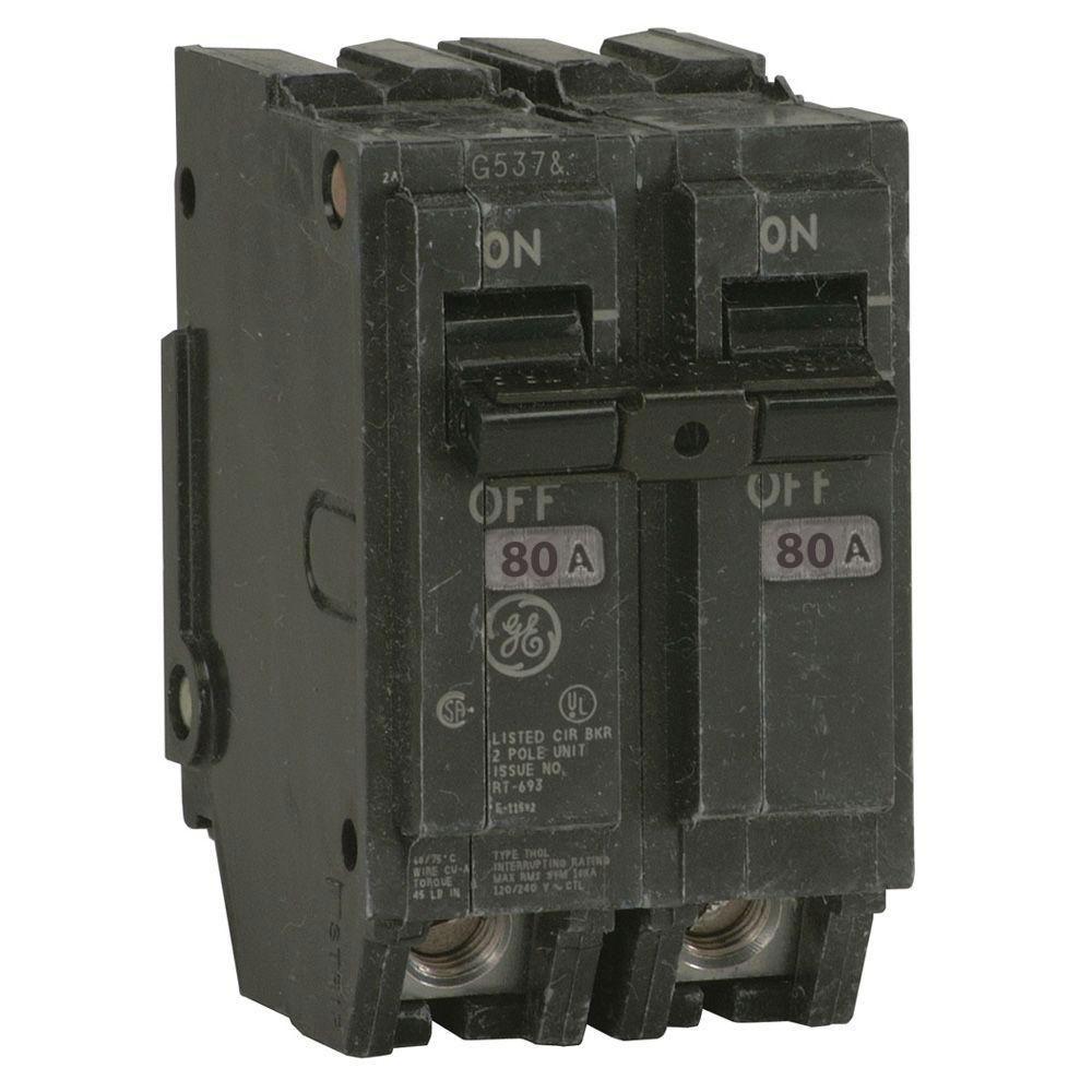 THQL2180 - GE - 80 Amp Circuit Breaker