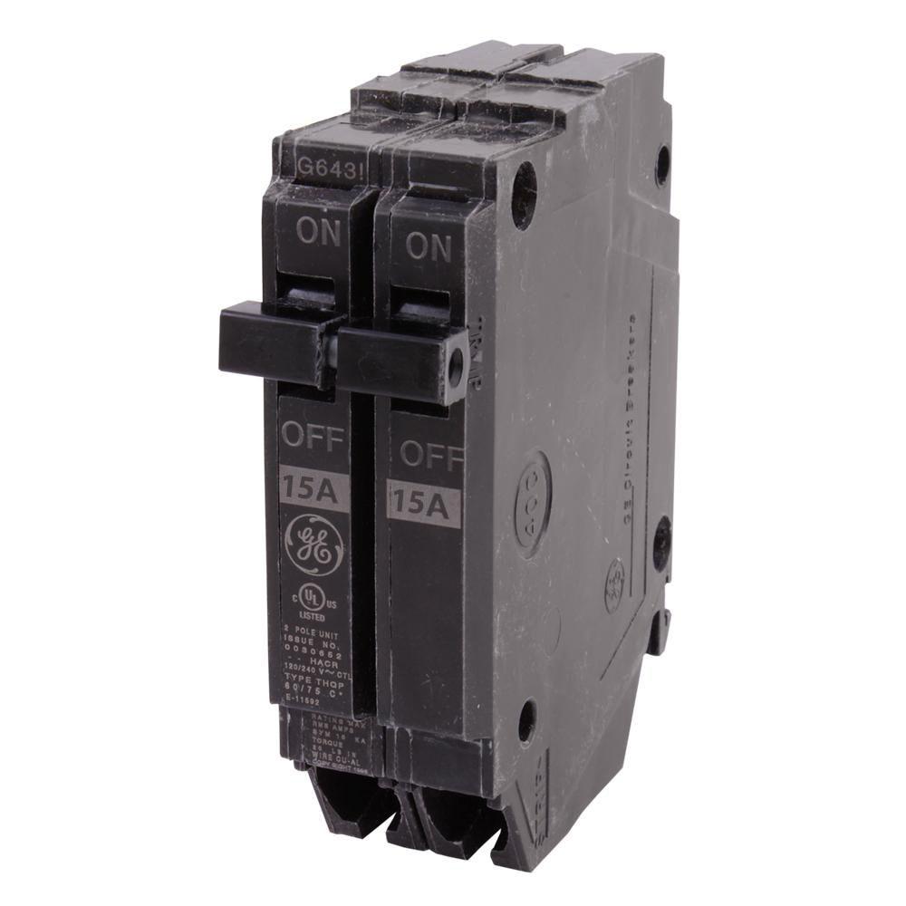 THQP215 - GE - 15 Amp 1/2" Circuit Breaker