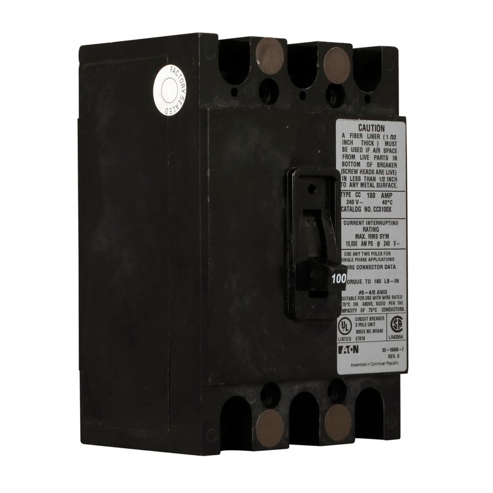 CC3200X - Eaton - Molded Case Circuit Breakers