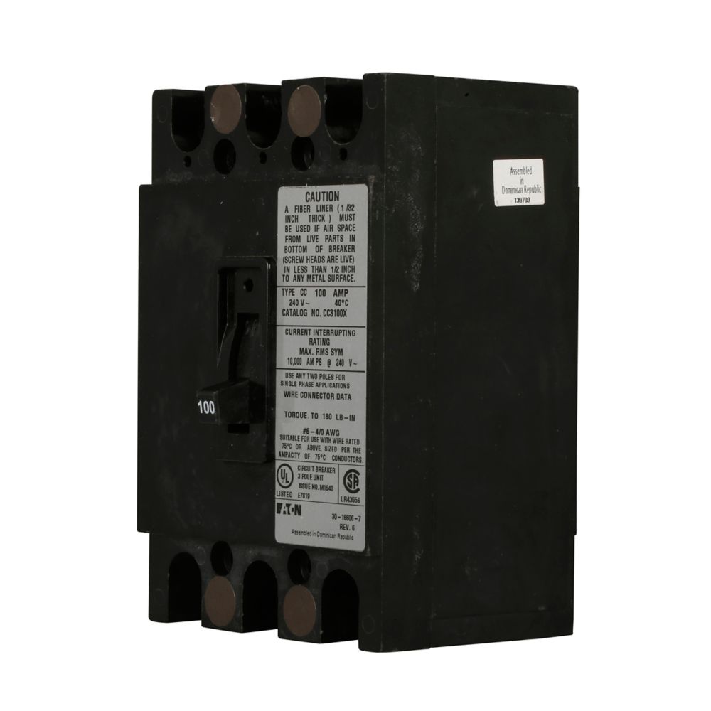 CC3200X - Eaton - Molded Case Circuit Breakers