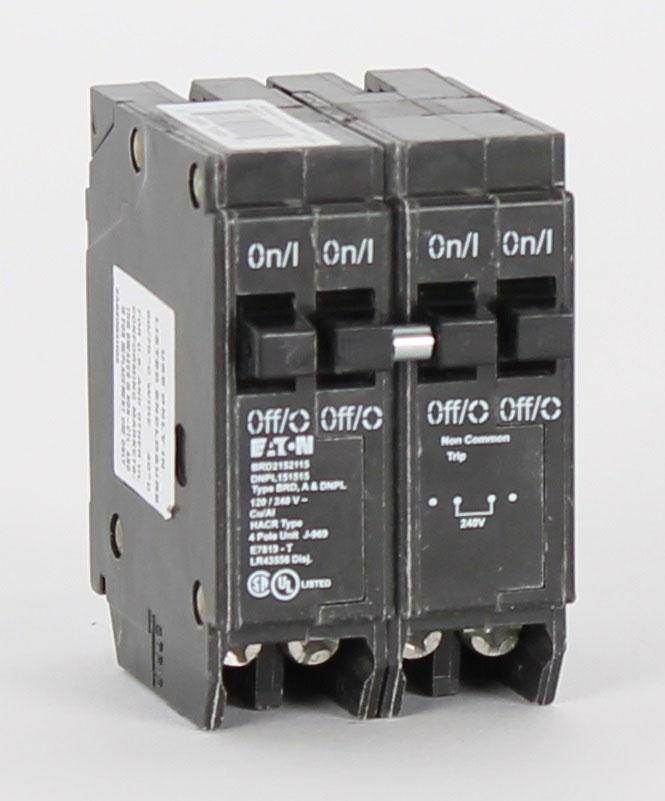 BR151515 - Cutler-Hammer Quad   15/40/15 Amp Circuit Breaker