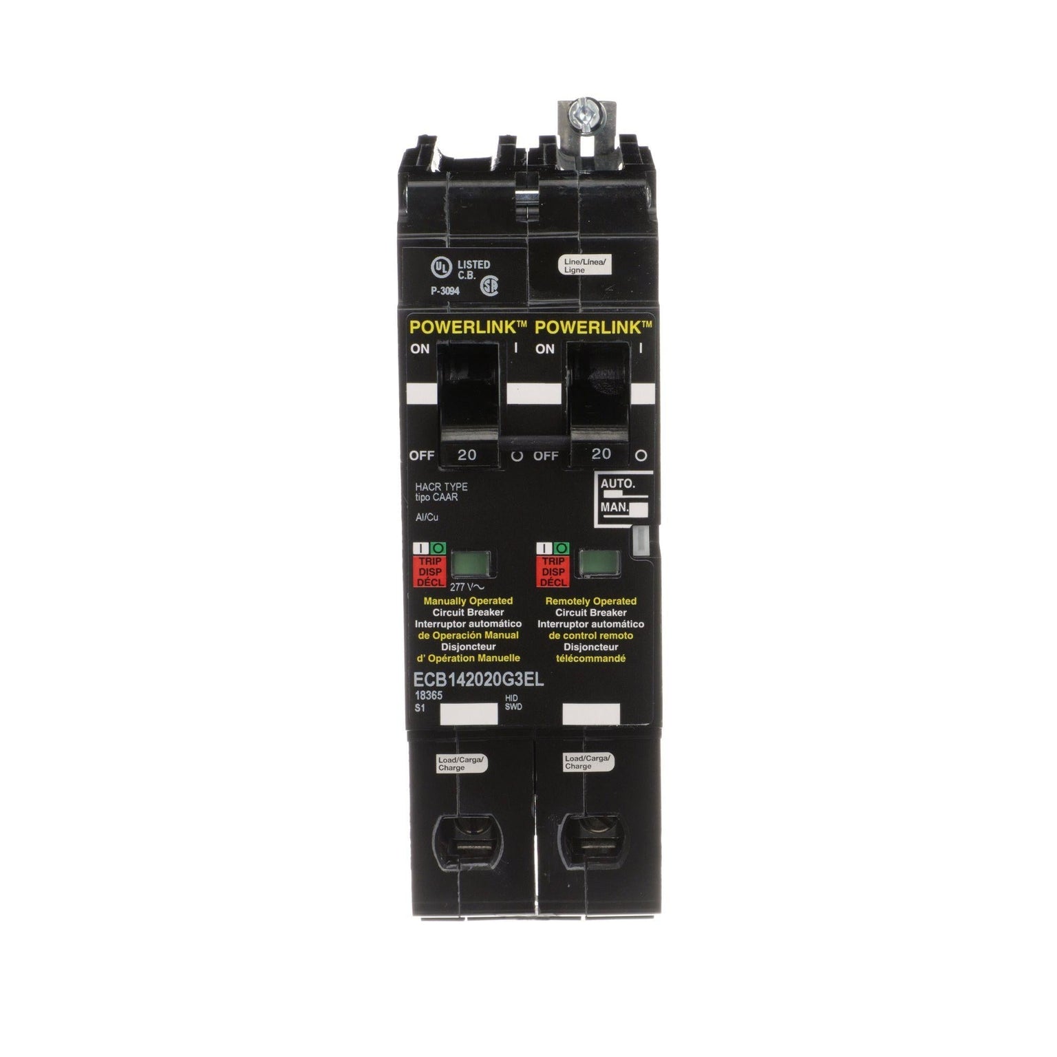 ECB142020G3EL - Square D - Molded Case Circuit Breakers