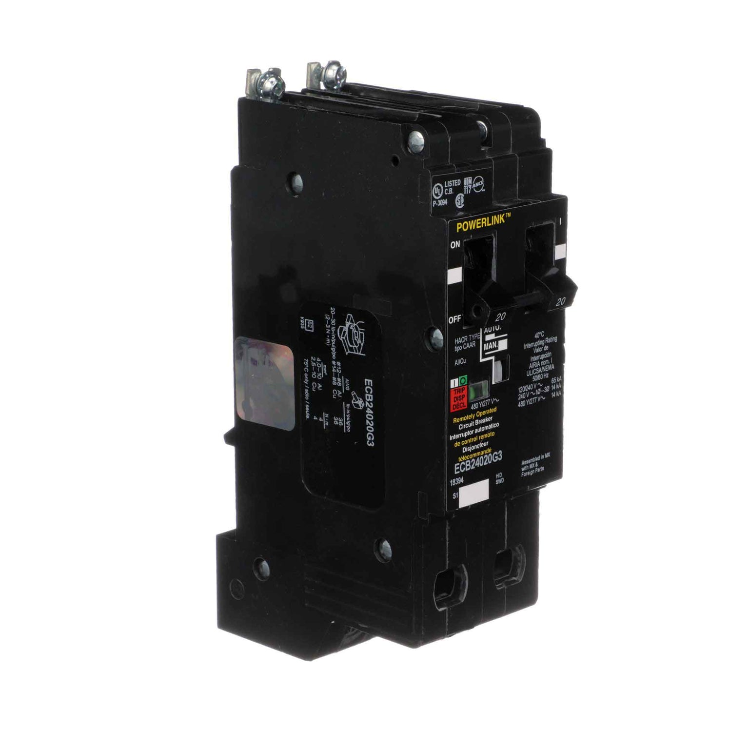 ECB24020G3 - Square D - Molded Case Circuit Breaker