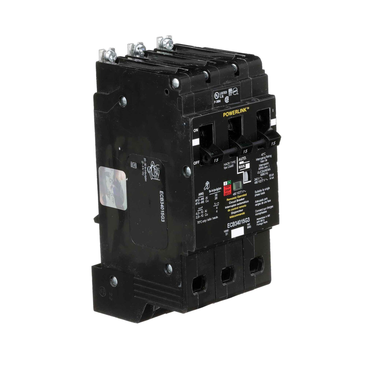 ECB34015G3 - Square D - Molded Case Circuit Breaker