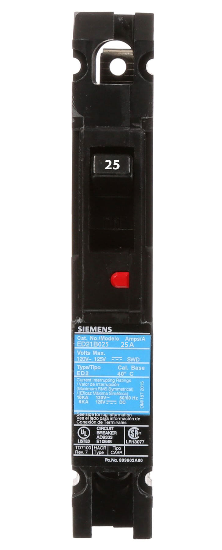 ED21B025L - Siemens - Molded Case Circuit Breaker