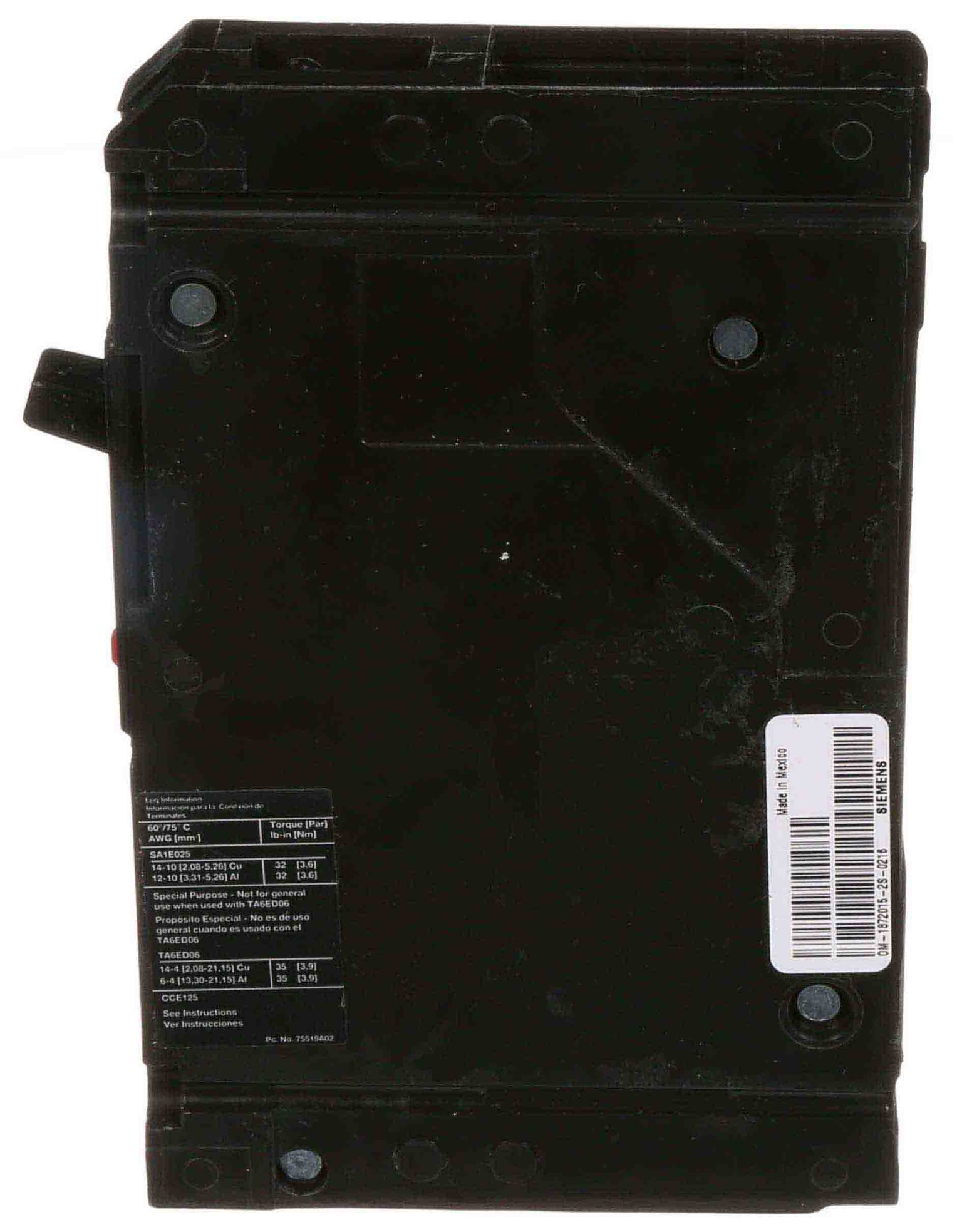 ED21B025L - Siemens - Molded Case Circuit Breaker