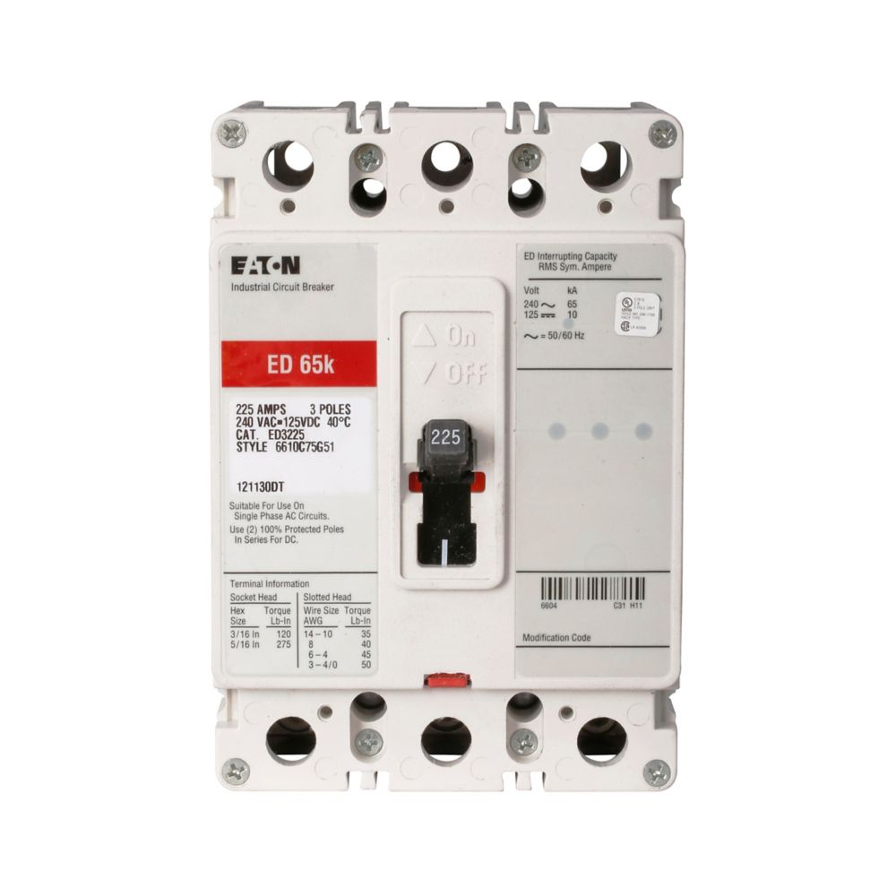 ED3125L - Eaton - Molded Case Circuit Breaker