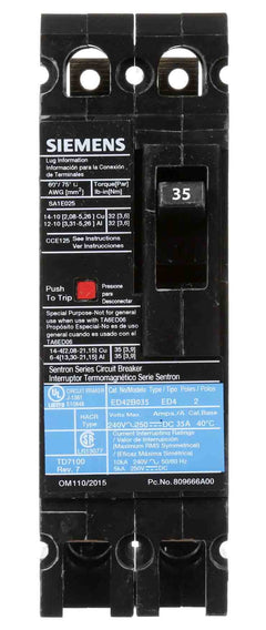 ED42B035 - Siemens - Molded Case Circuit Breaker