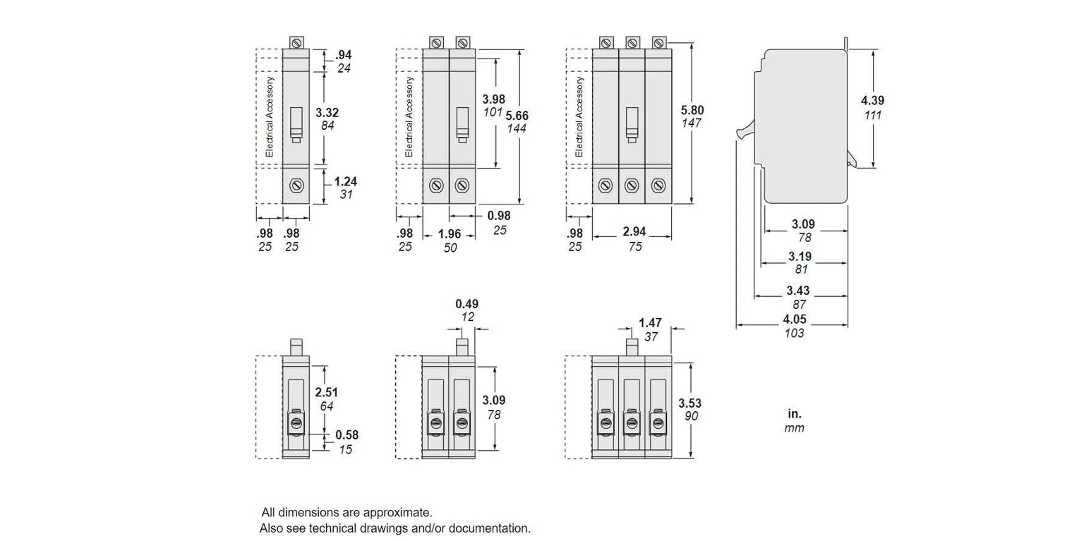 EDB14020EPD - Square D - Molded Case Circuit Breaker