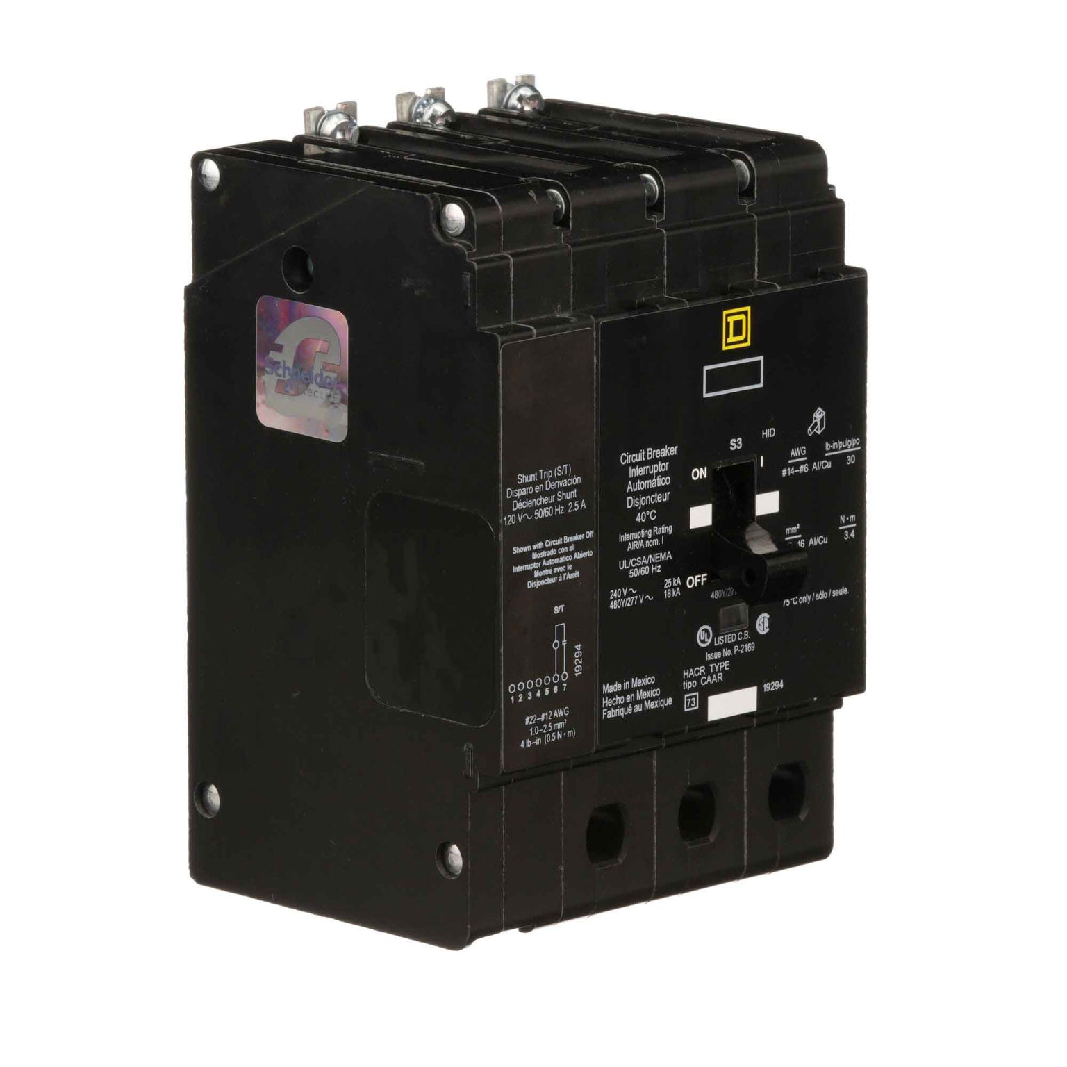 EDB34015SA - Square D - Molded Case Circuit Breaker