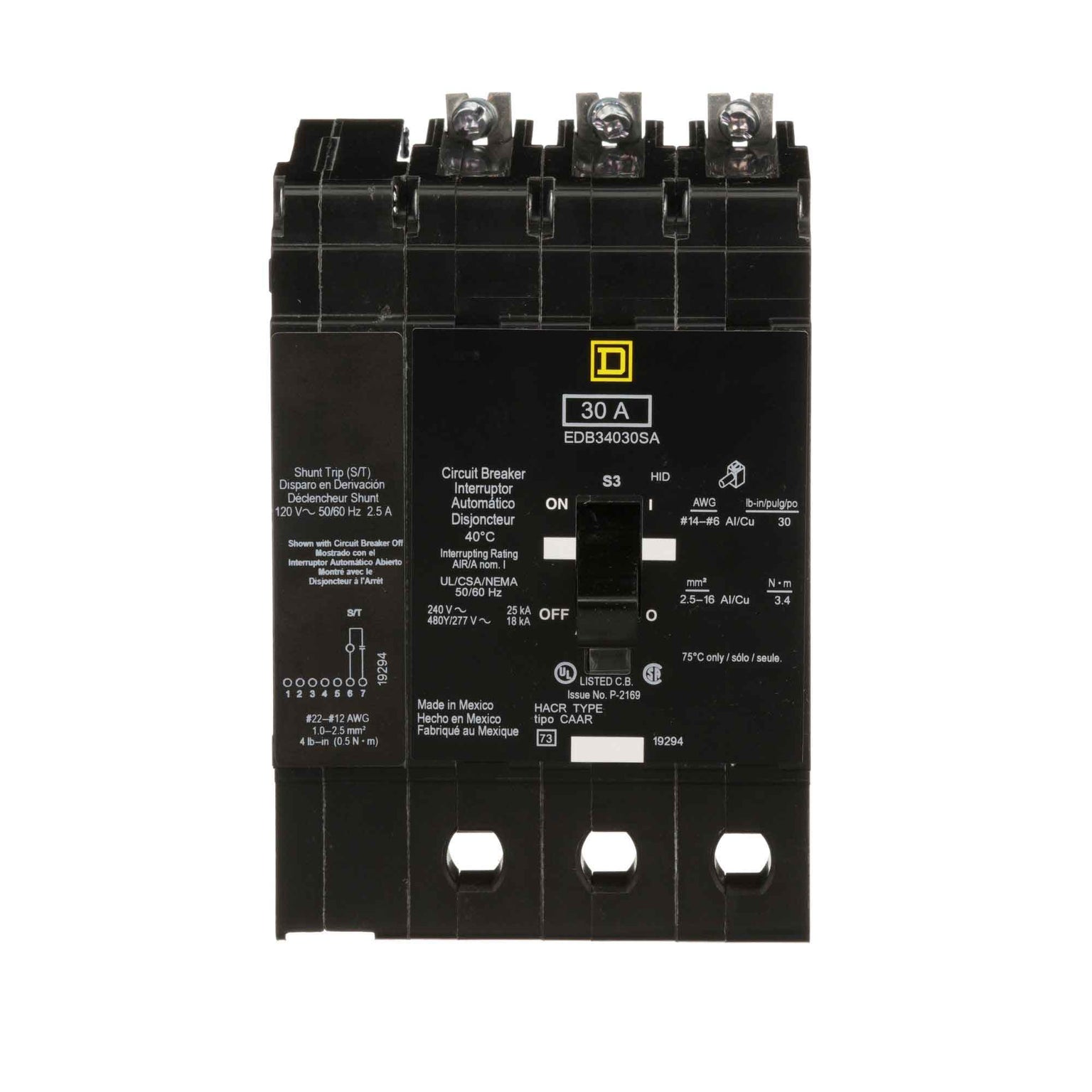 EDB34030SA - Square D - Molded Case Circuit Breaker