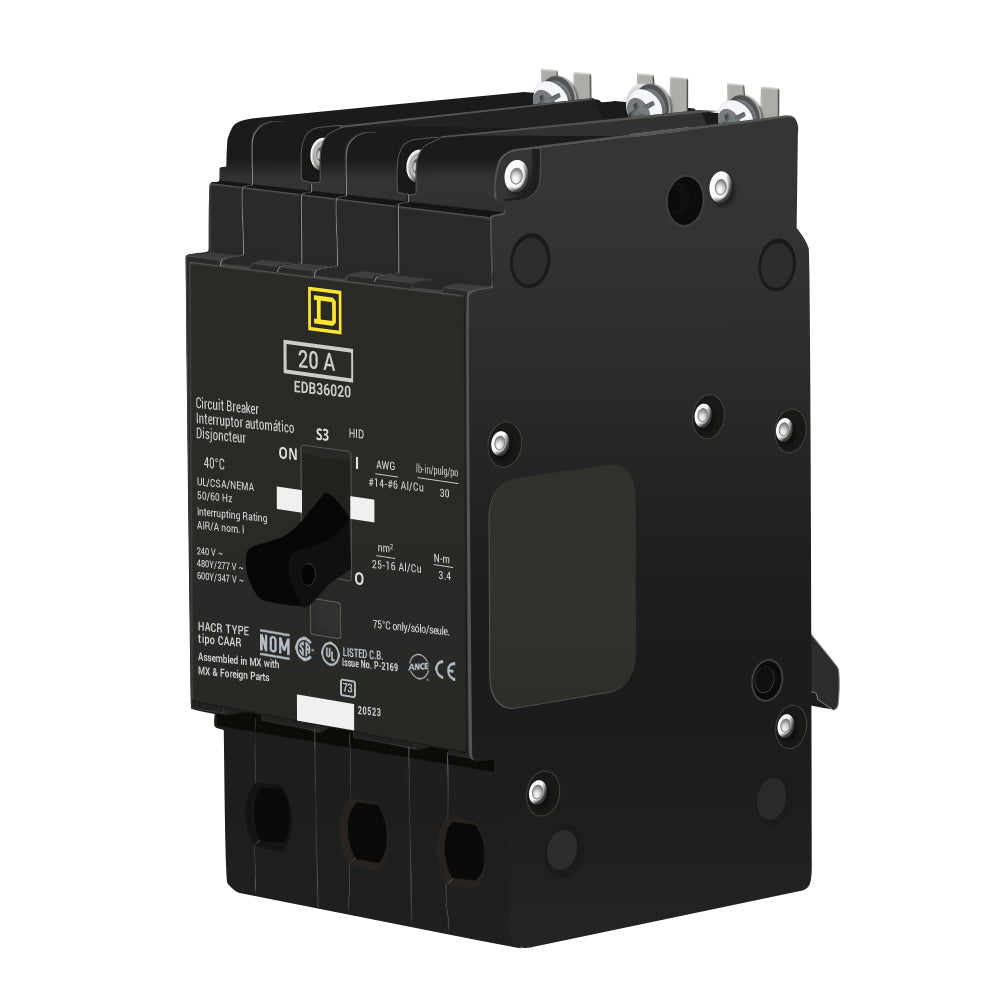 EDB36020 - Square D - Molded Case Circuit Breaker