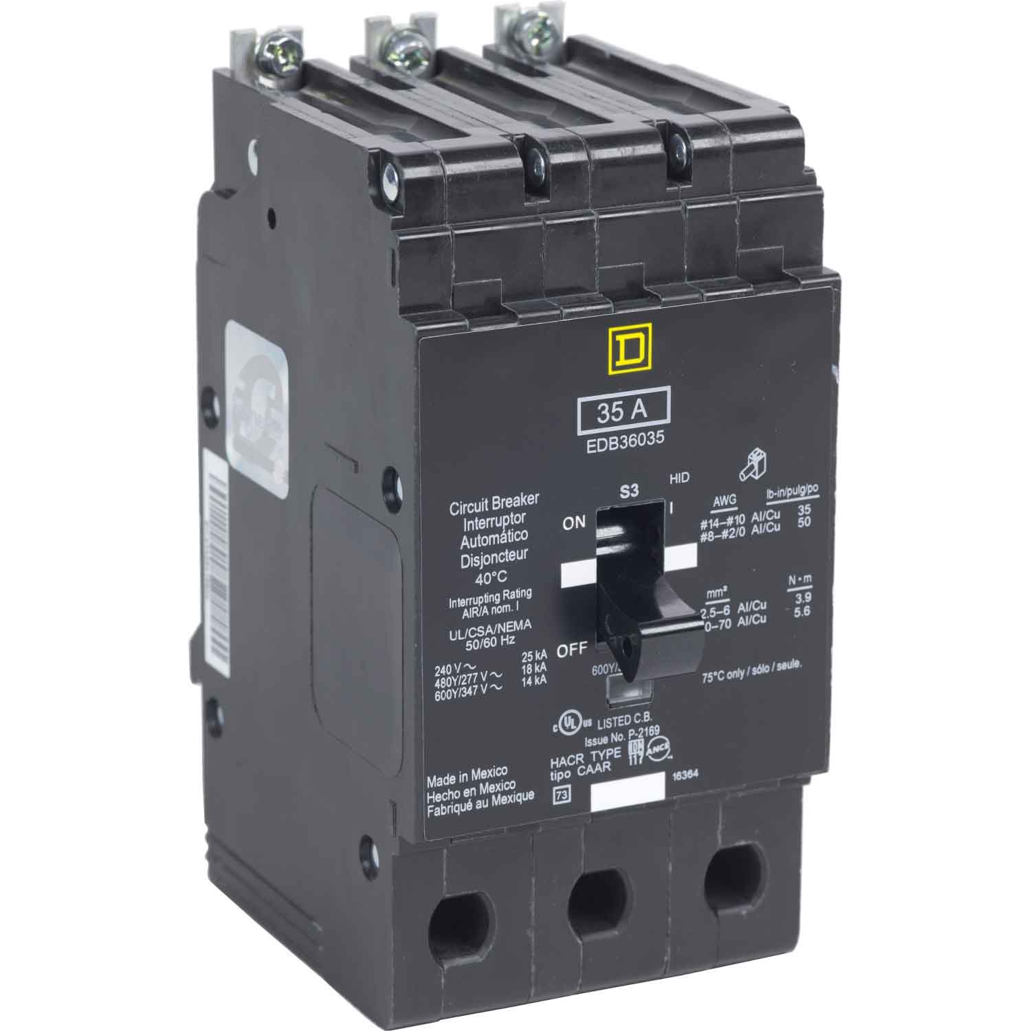 EDB36045 - Square D - Molded Case Circuit Breaker