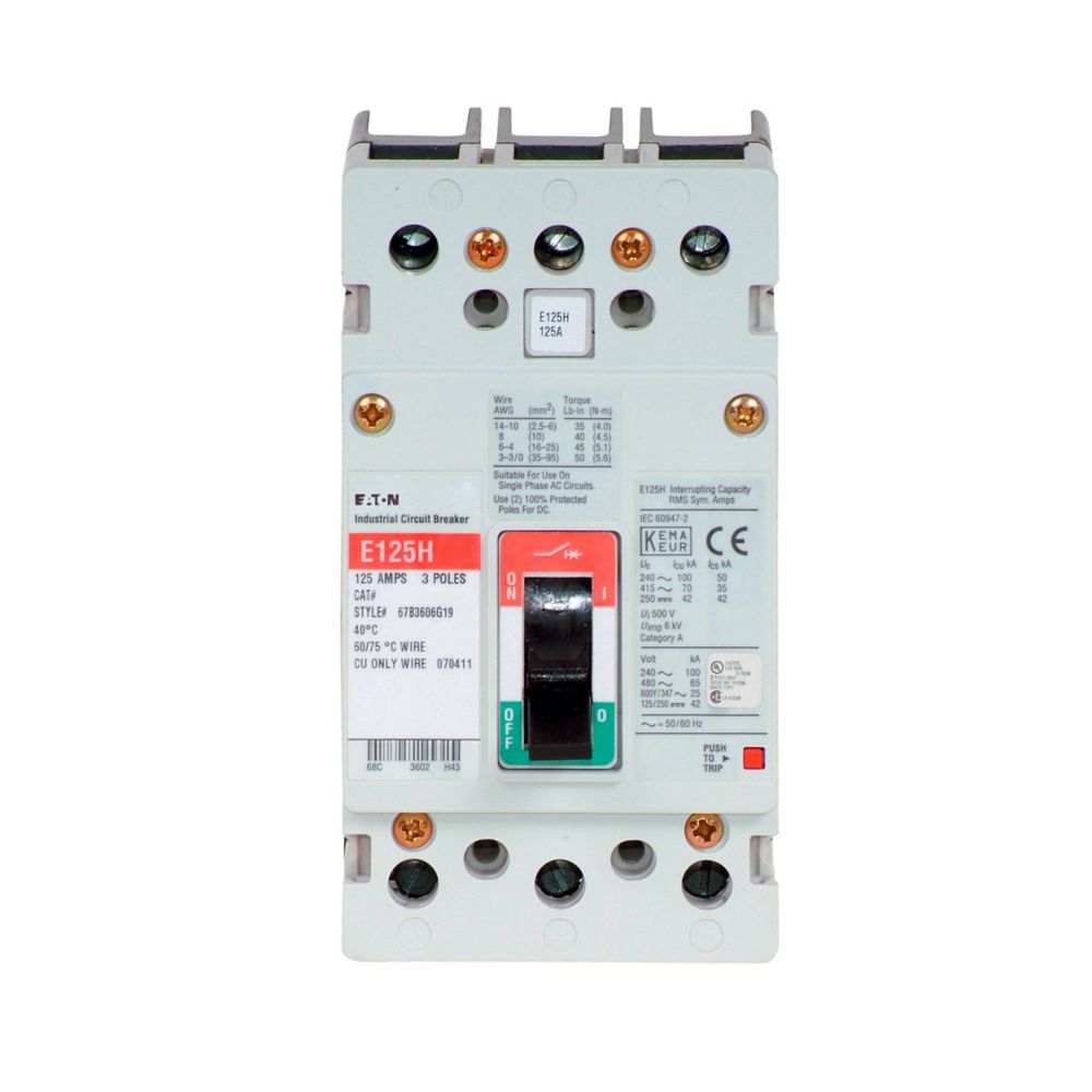 EGH3090FFG - Eaton - Molded Case Circuit Breakers