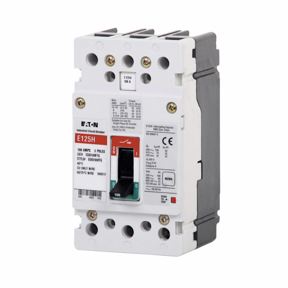 EGH3100FFG - Eaton - 100 Amp Molded Case Circuit Breaker