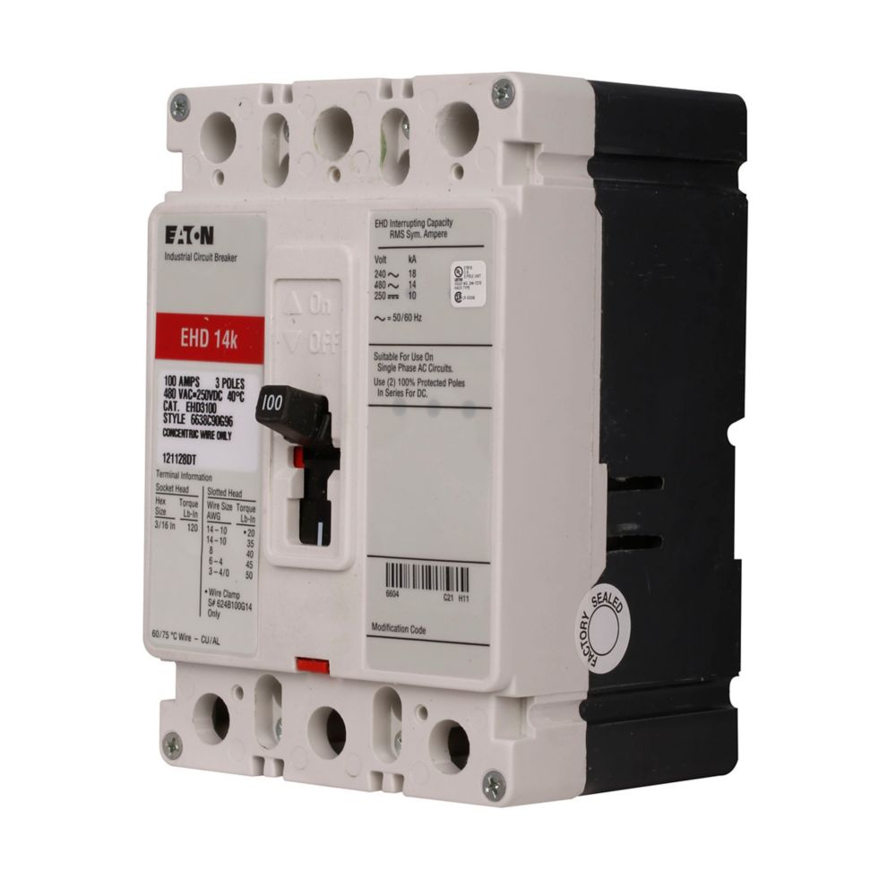 EHD3100K - Eaton - Molded Case Circuit Breakers