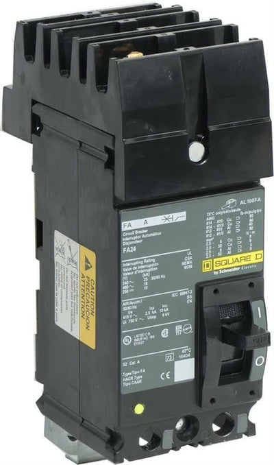 FA24025AB - Square D - Molded Case
 Circuit Breakers