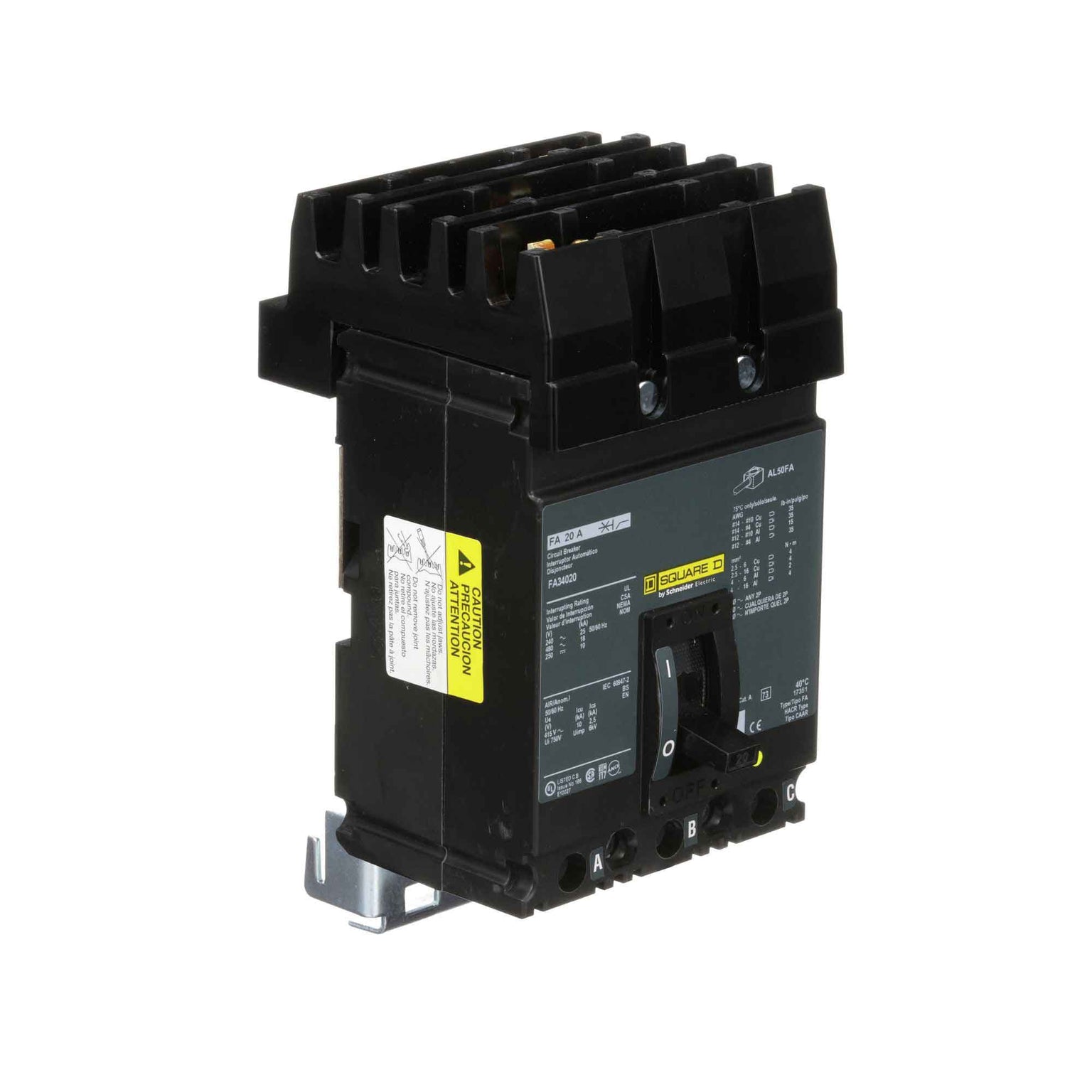 FA34020 - Square D - Molded Case
 Circuit Breakers