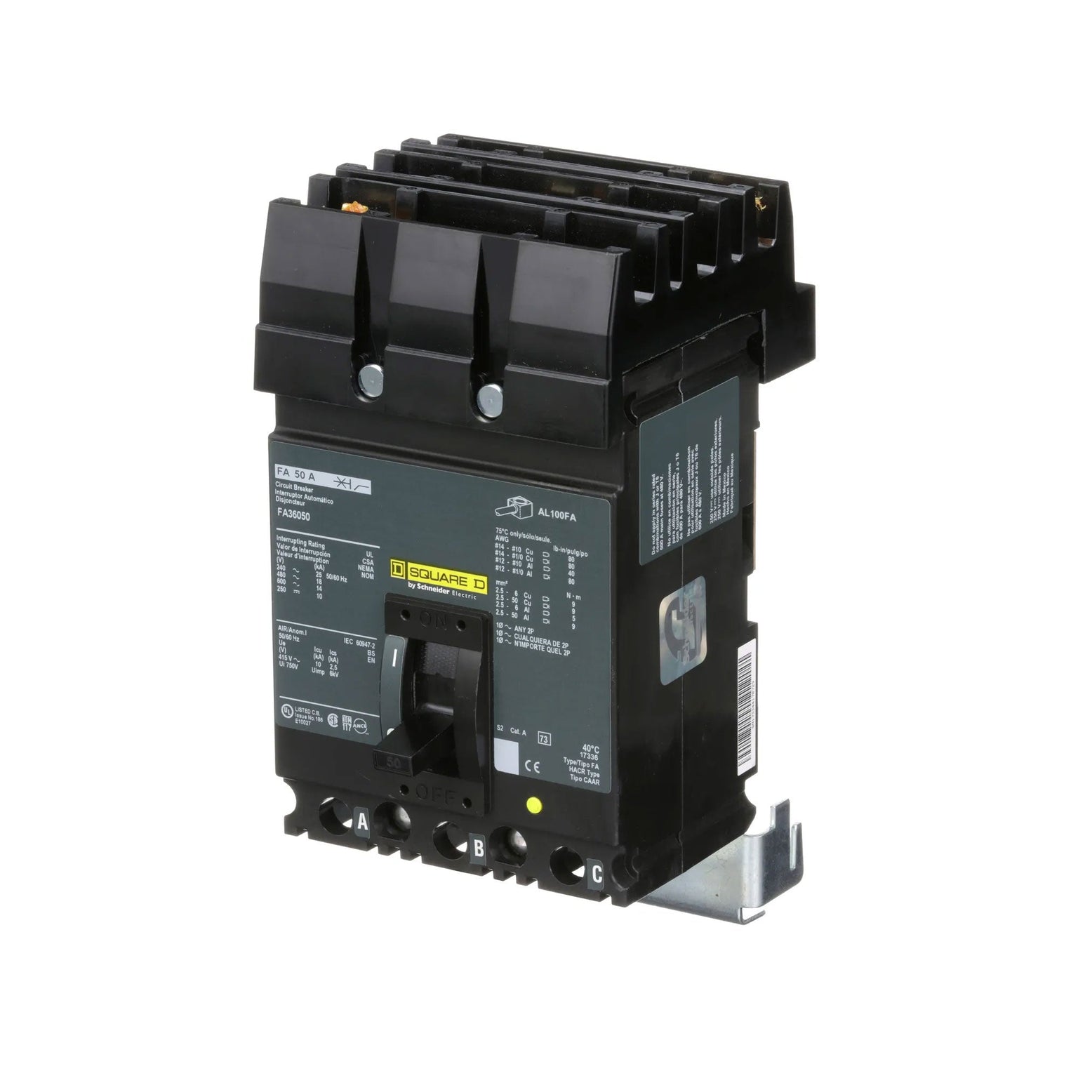 FA36050 - Square D - Molded Case Circuit Breaker