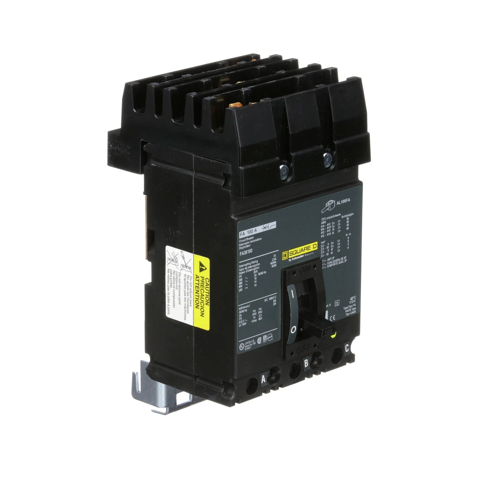 FA36100 - Square D - Molded Case Circuit Breaker