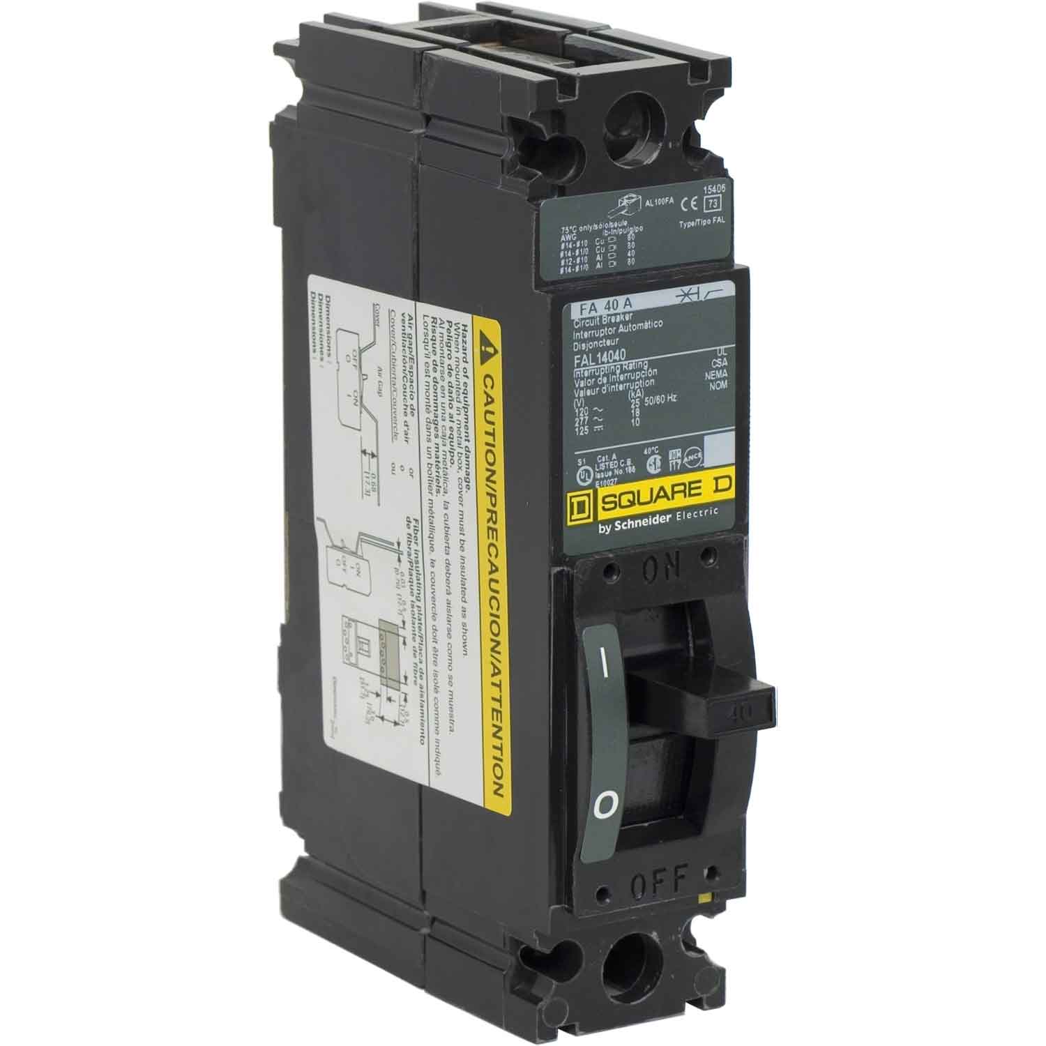 FAL14040 - Square D - Molded Case
 Circuit Breakers