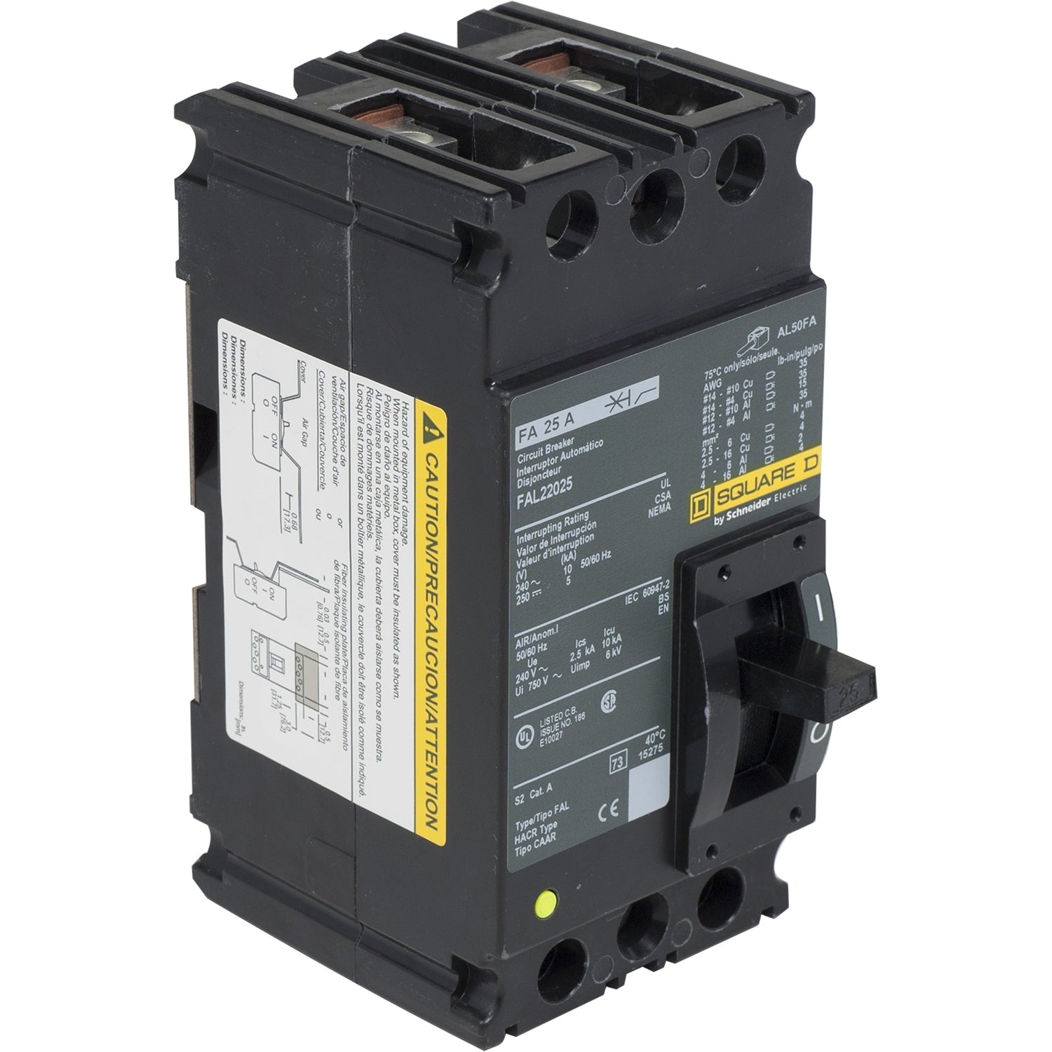 FAL22035 - Square D - 35 Amp Molded Case Circuit Breaker