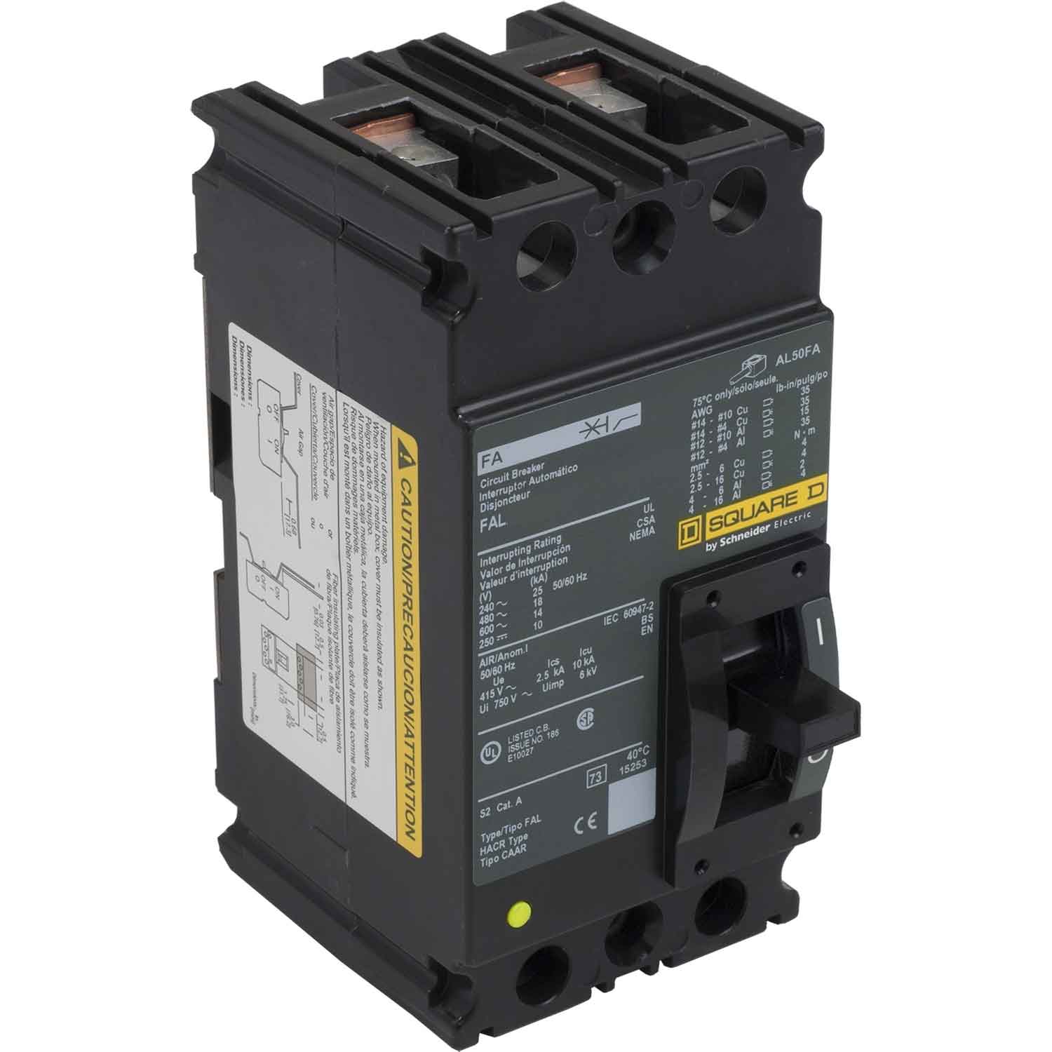 FAL24015 - Square D - Molded Case
 Circuit Breakers