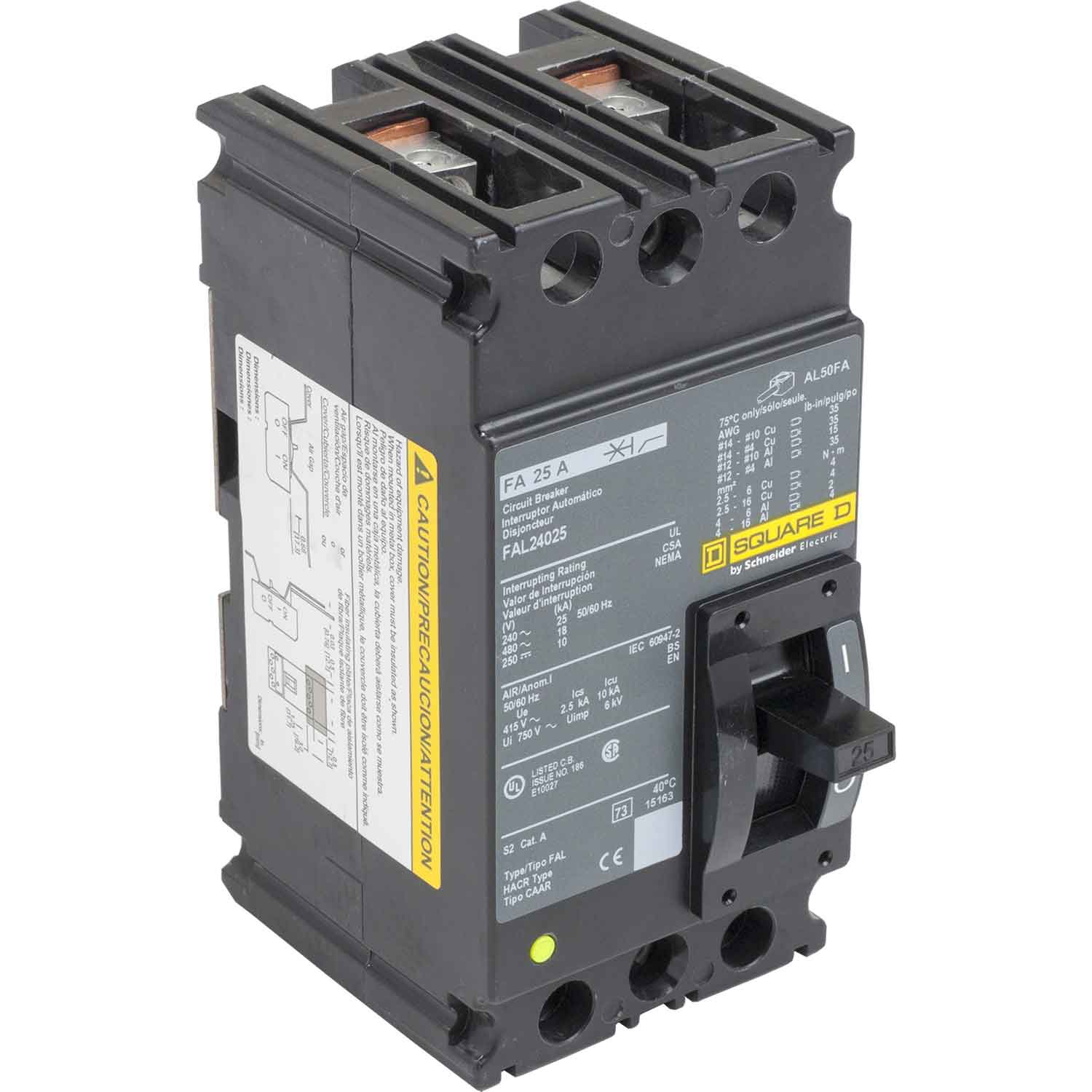 FAL24025 - Square D - Molded Case
 Circuit Breakers