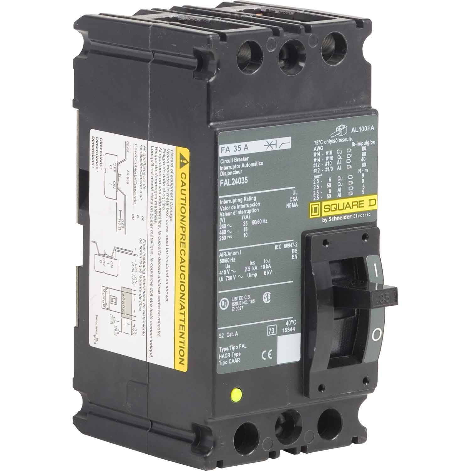 FAL24035 - Square D - Molded Case
 Circuit Breakers