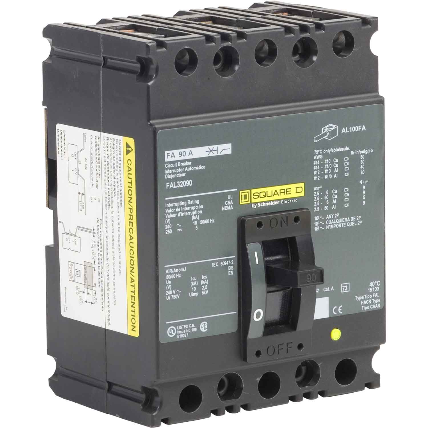 FAL32090 - Square D - Molded Case
 Circuit Breakers