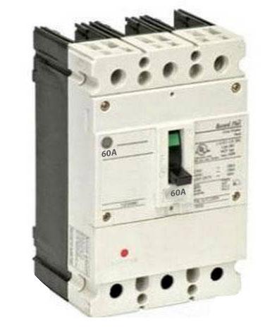 FBN36TE060RV - GE 60 Amp 3 Pole 600 Volt Bolt-On Molded Case Circuit Breaker