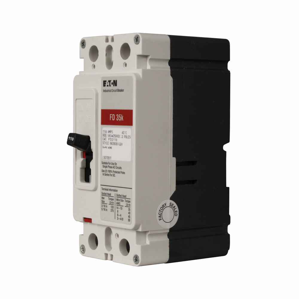 FD2110 - Eaton - 110 Amp Molded Case Circuit Breaker