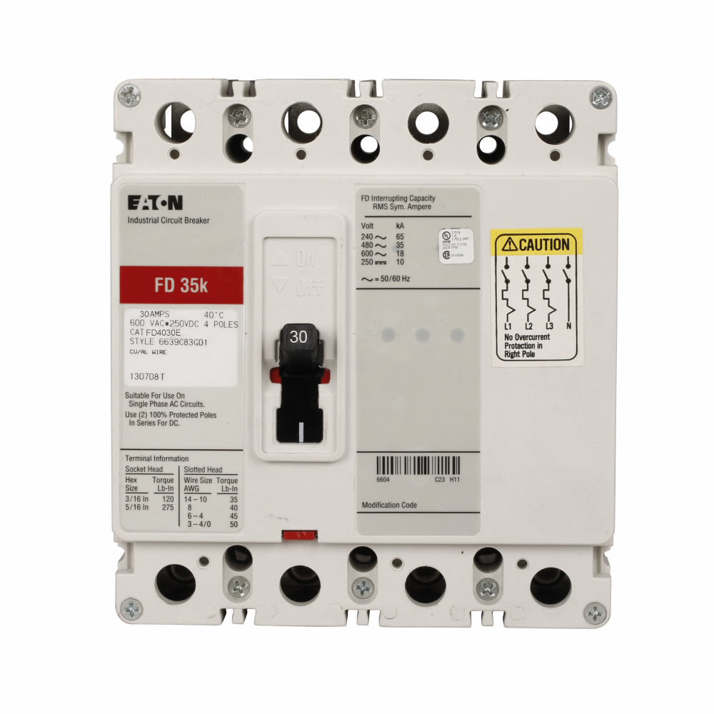 FD4030E - Eaton - Molded Case Circuit Breaker