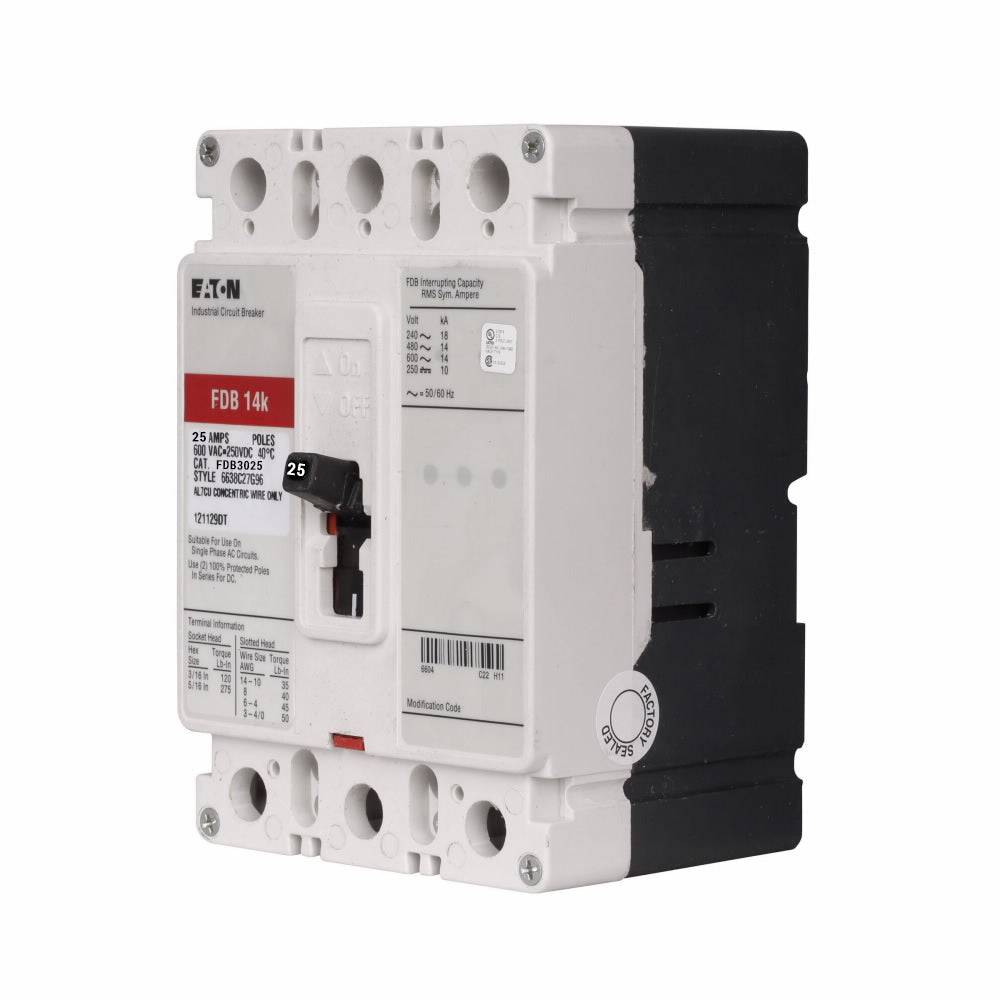 FDB3025 - Eaton - Molded Case Circuit Breaker