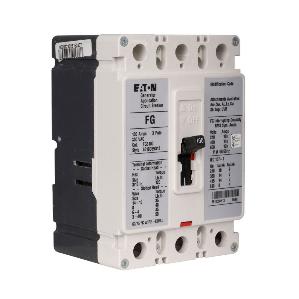 FG3125 - Eaton - Molded Case Circuit Breakers