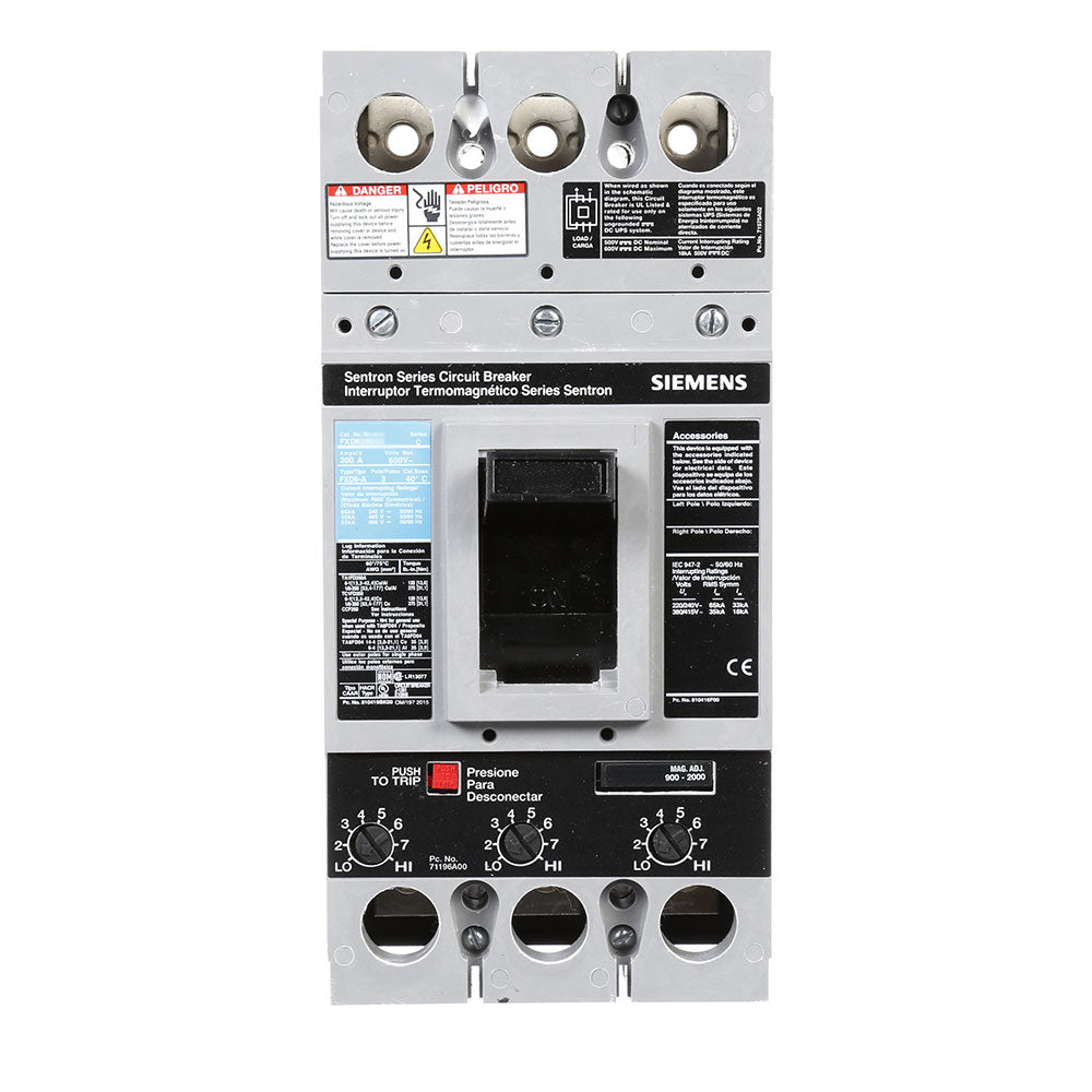 FXD63B125 - Siemens - Molded Case Circuit Breaker