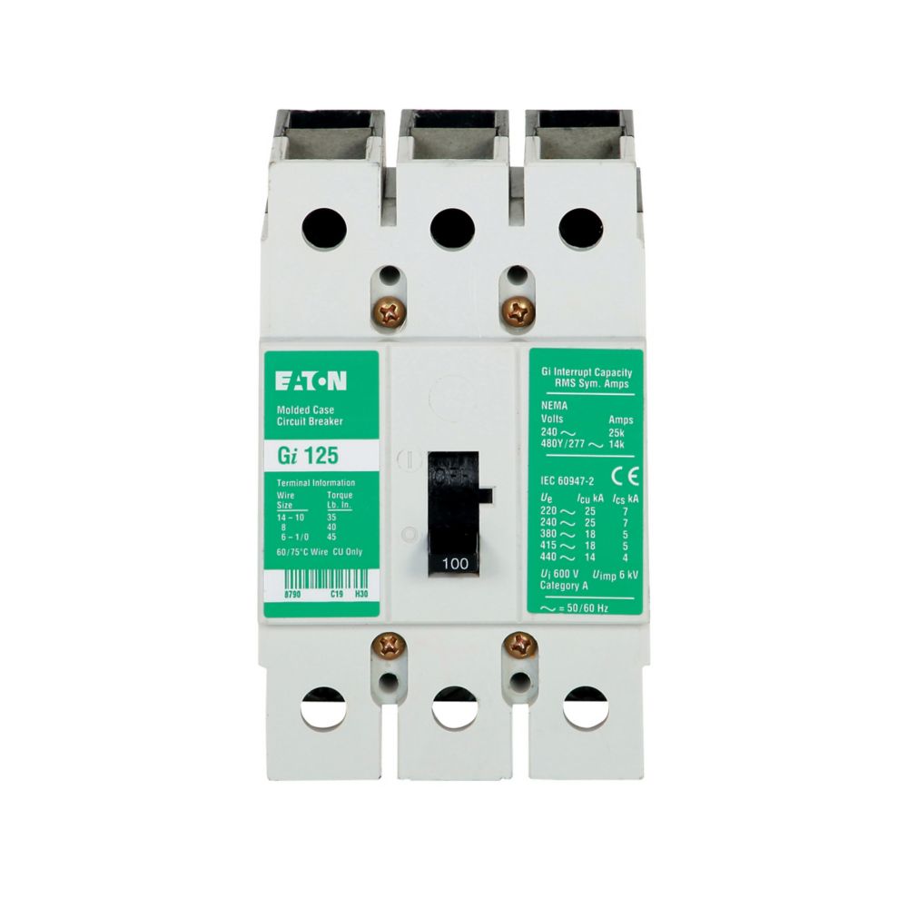 GI3030 - Eaton - Molded Case Circuit Breakers
