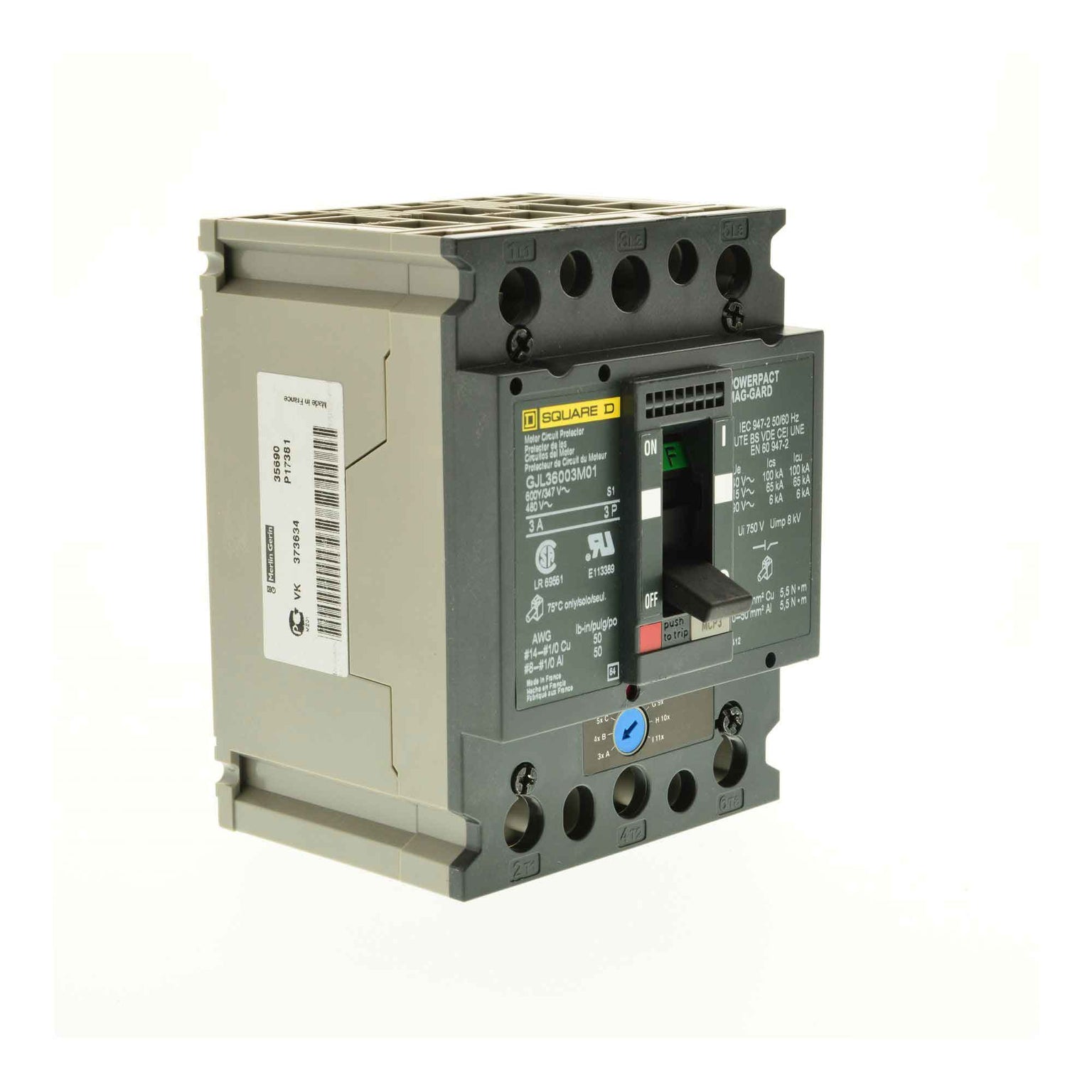 GJL36003M01 - Square D - Molded Case
 Circuit Breakers