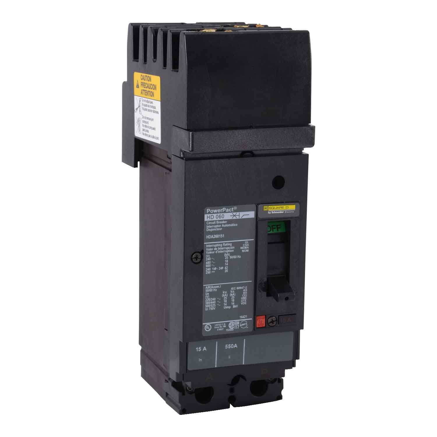 HDA260151 - Square D - Molded Case Circuit Breaker