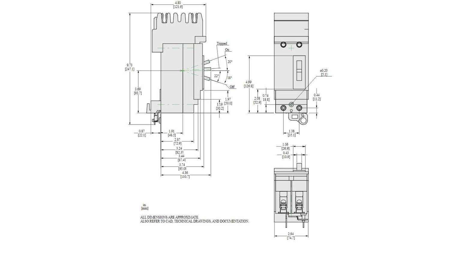 HDA260254 - Square D - Molded Case
 Circuit Breakers