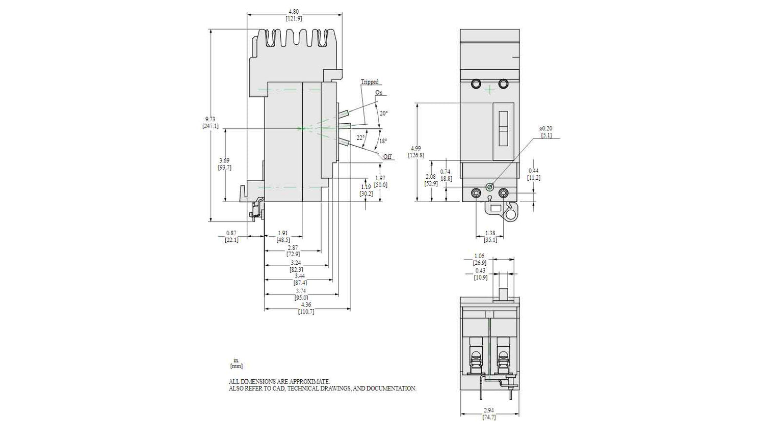 HDA260451 - Square D - Molded Case
 Circuit Breakers