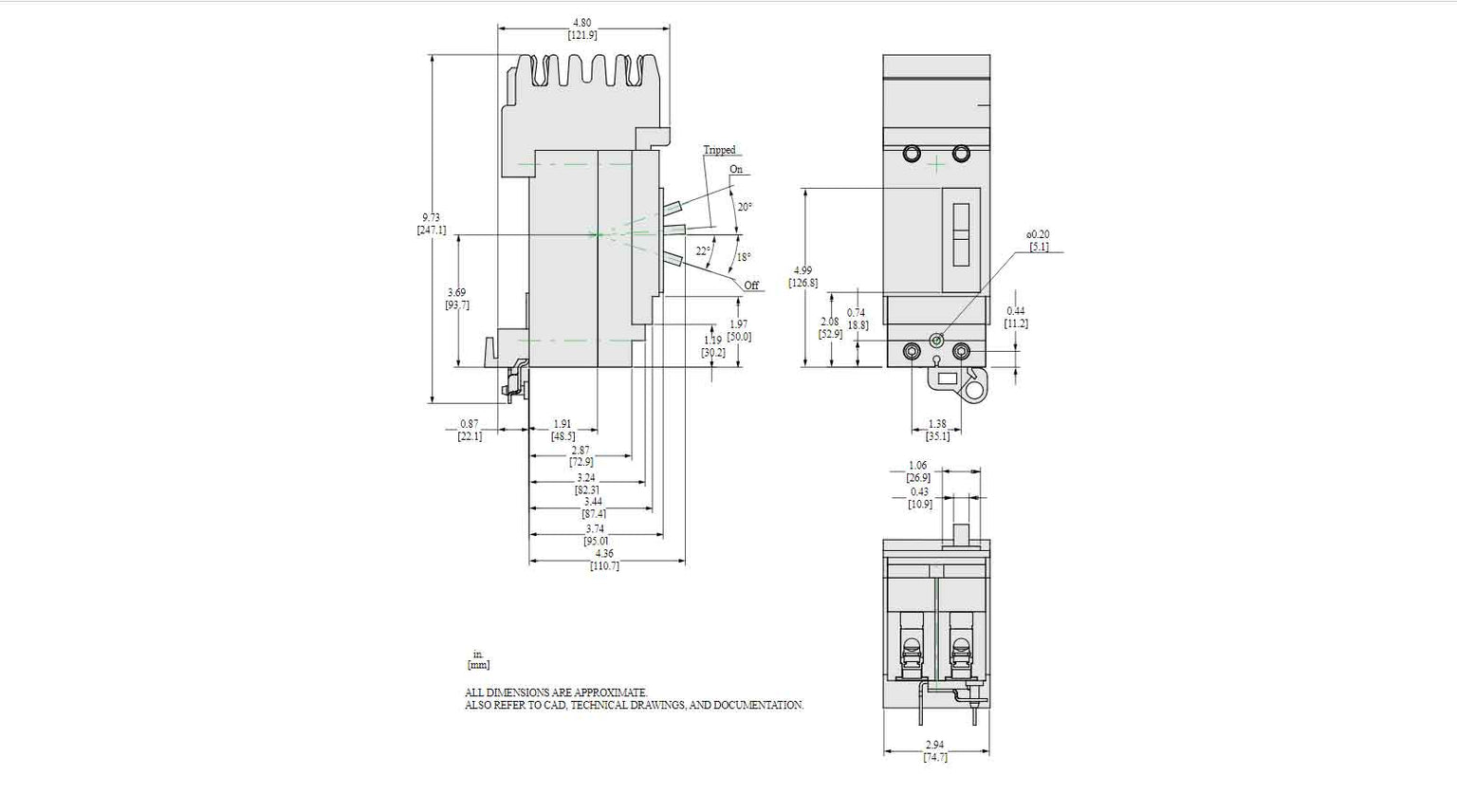 HDA260452 - Square D - Molded Case
 Circuit Breakers