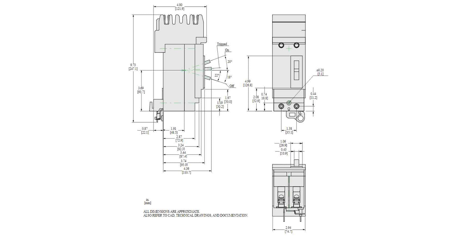 HDA260804 - Square D - Molded Case
 Circuit Breakers