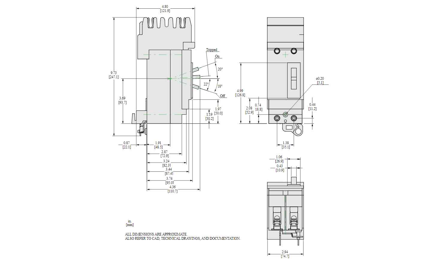 HDA261101 - Square D - Molded Case
 Circuit Breakers