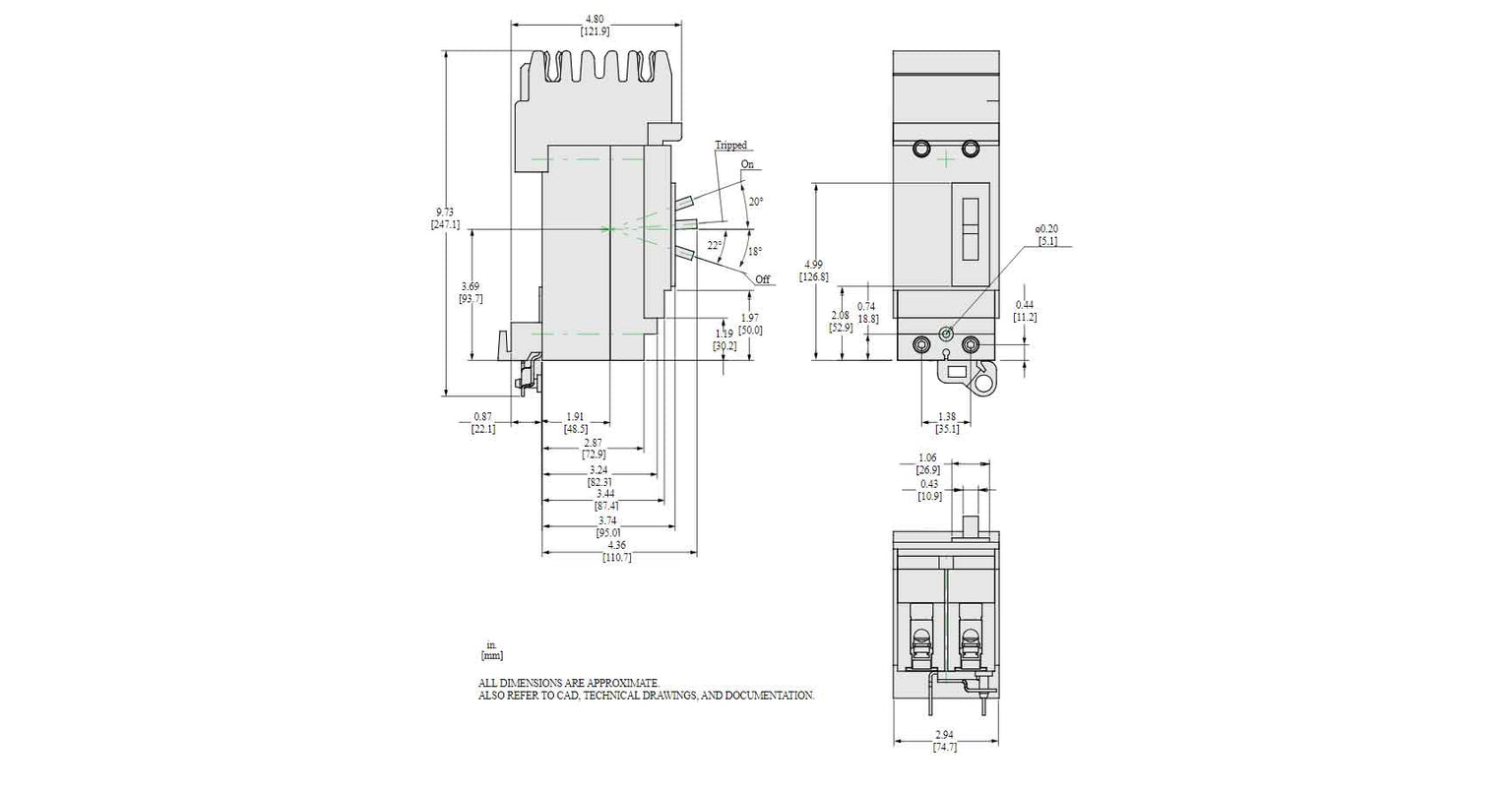 HDA261102 - Square D - Molded Case
 Circuit Breakers